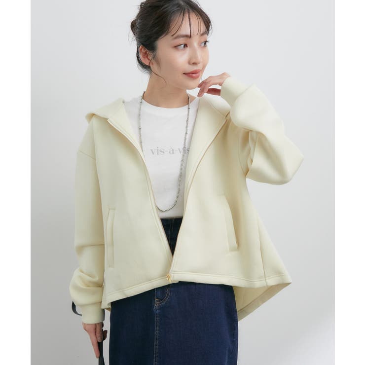 【モイストスフレタッチ】ダンボールニットテントラインジップパーカー | VIS  | 詳細画像38 