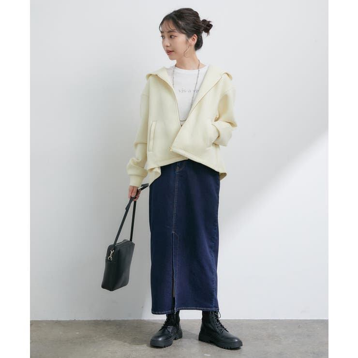 【モイストスフレタッチ】ダンボールニットテントラインジップパーカー | VIS  | 詳細画像39 