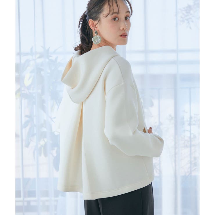 キナリ(16) | 【モイストスフレタッチ】ダンボールニットテントラインジップパーカー | VIS 