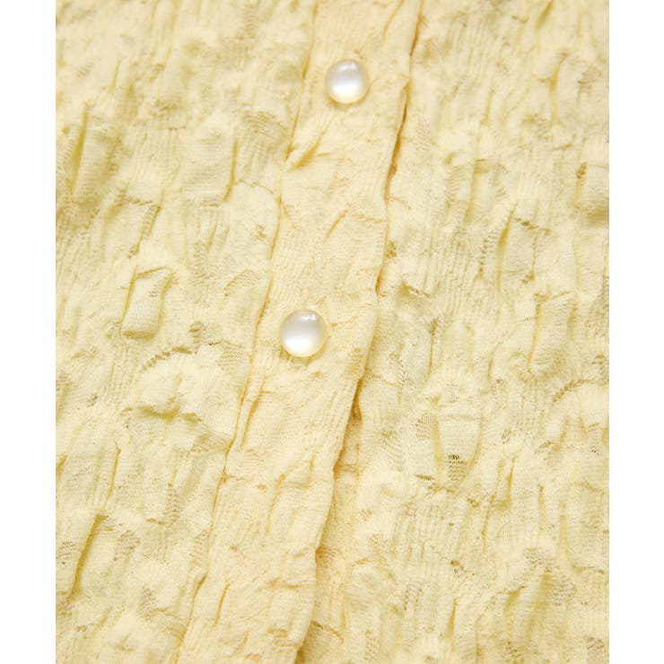 ストレッチレースジャガード衿付きカーディガン | VIS  | 詳細画像29 