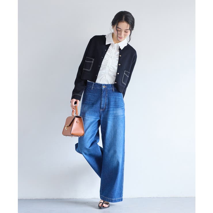 ステッチワークニットジャケット | VIS  | 詳細画像2 