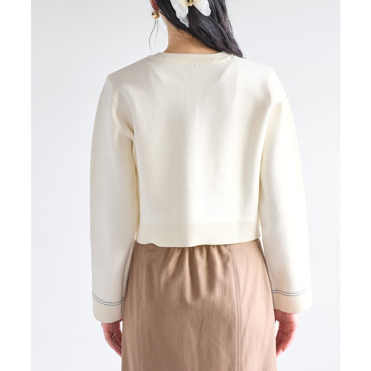 ステッチワークニットジャケット | VIS  | 詳細画像21 