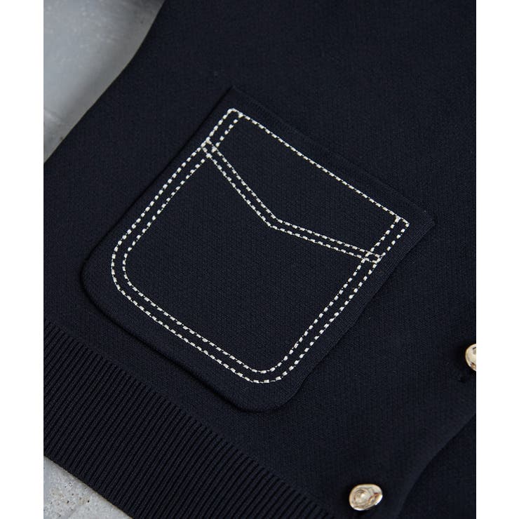 ステッチワークニットジャケット | VIS  | 詳細画像27 