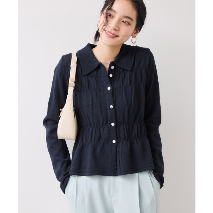 ギャザーニットカーデ | VIS  | 詳細画像10 