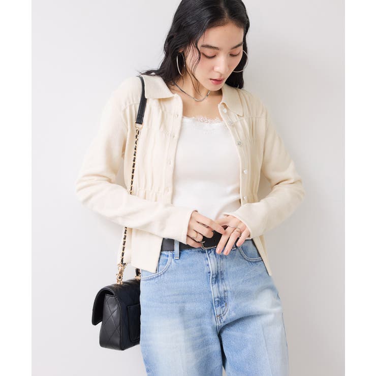 ギャザーニットカーデ | VIS  | 詳細画像14 