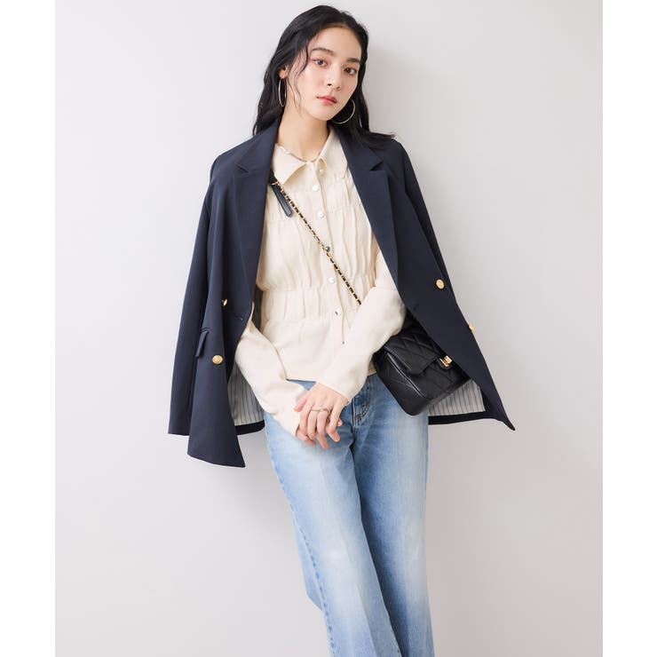 ギャザーニットカーデ | VIS  | 詳細画像17 