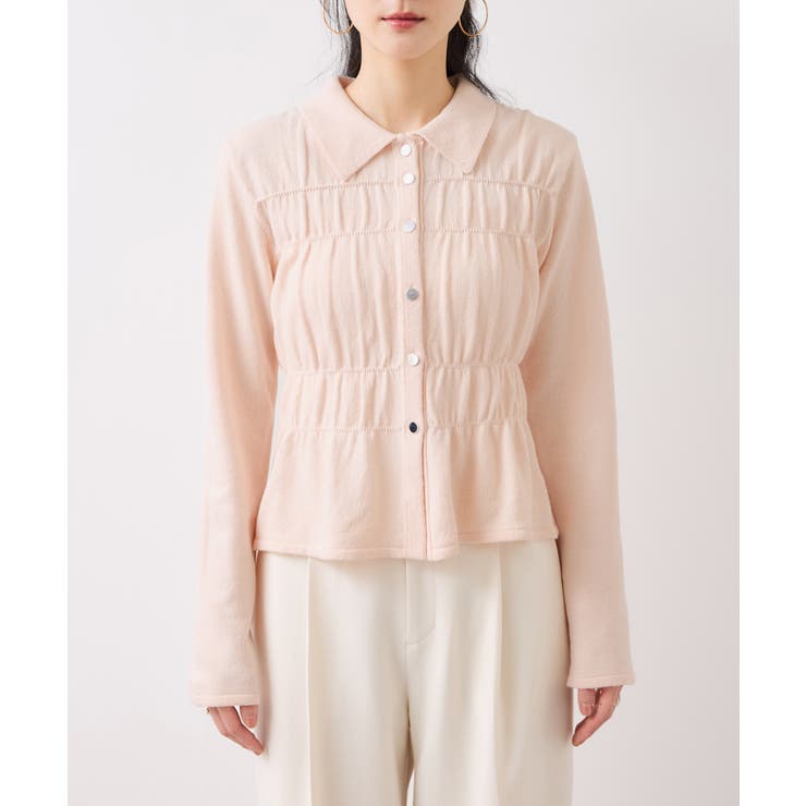 ギャザーニットカーデ | VIS  | 詳細画像18 