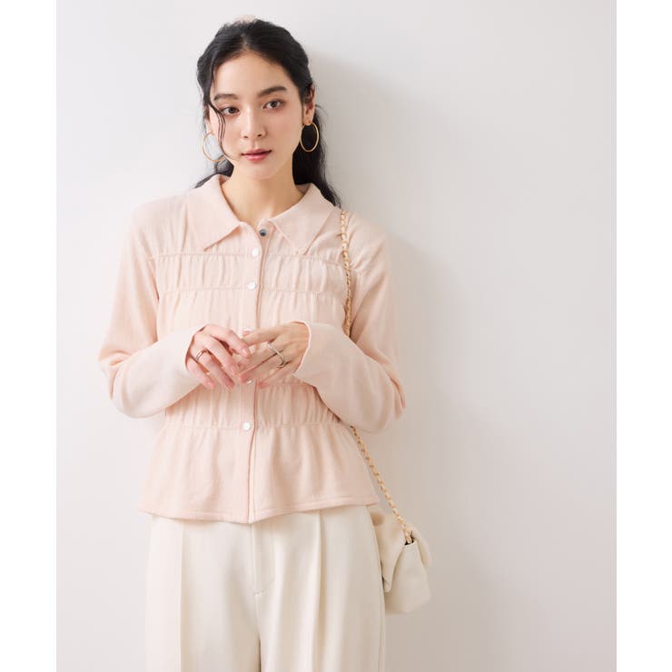 ギャザーニットカーデ | VIS  | 詳細画像6 