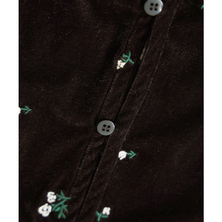 フロッキーチュール刺しゅうカーディガン/前後2WAY | VIS  | 詳細画像27 