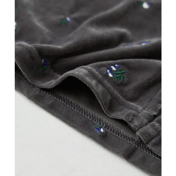 フロッキーチュール刺しゅうカーディガン/前後2WAY | VIS  | 詳細画像29 