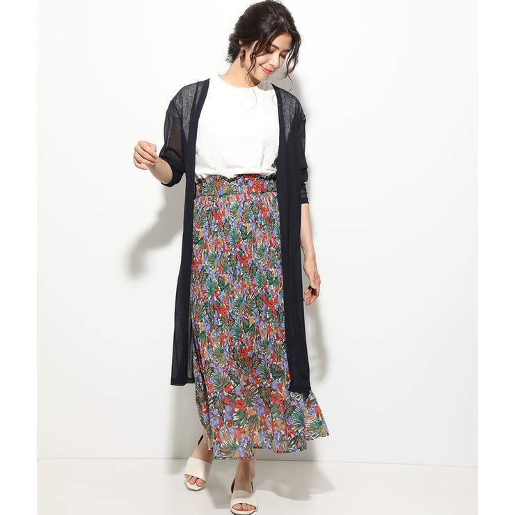 ベルト付きテレコガウンカーディガン | VIS  | 詳細画像15 