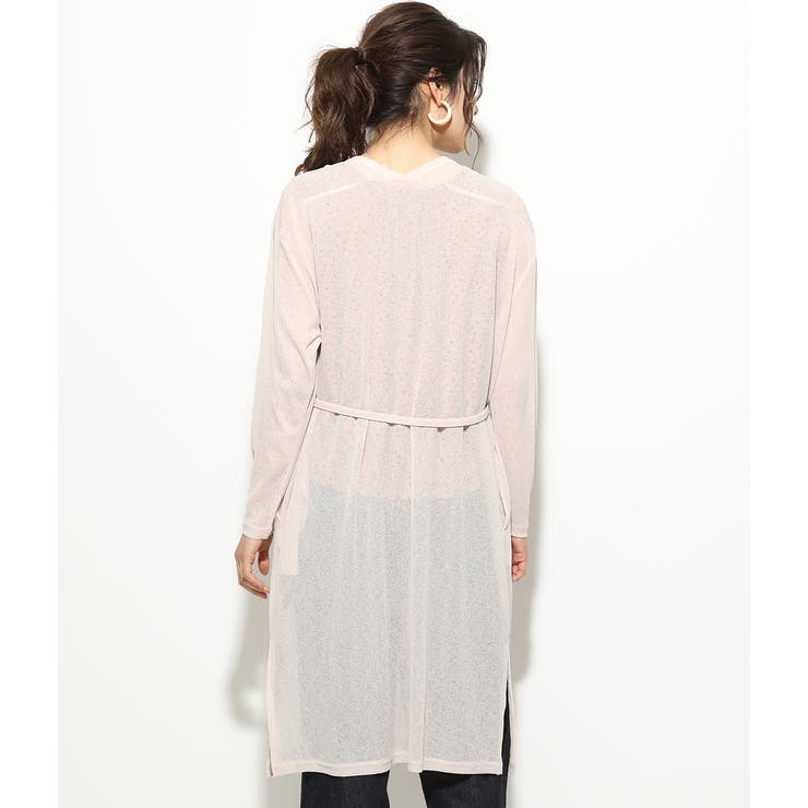 ベルト付きテレコガウンカーディガン | VIS  | 詳細画像3 