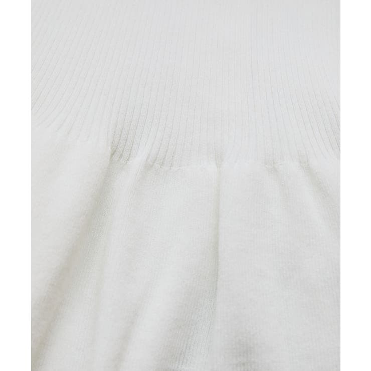 【アンチピリング】ペプラムハーフスリーブニットカーディガン | VIS  | 詳細画像19 