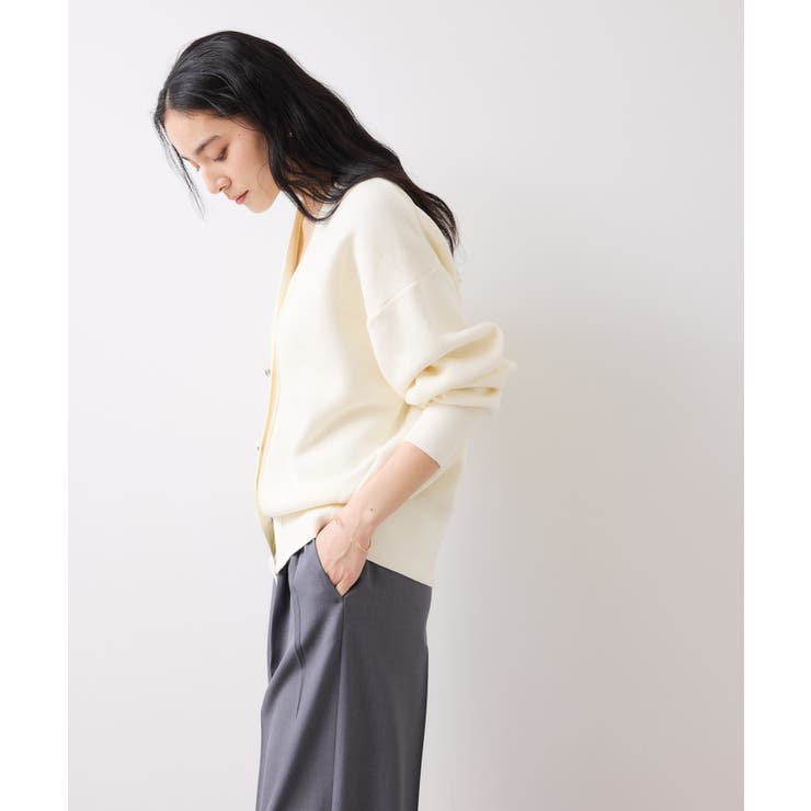 釦アクセントコクーンカーディガン | VIS  | 詳細画像5 