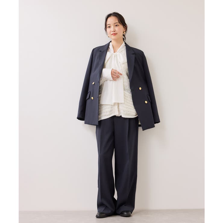 ツイードニットベスト/イージーケア | VIS  | 詳細画像12 