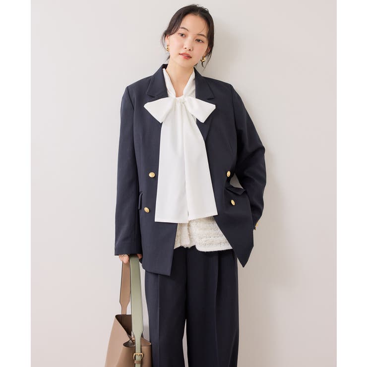 ツイードニットベスト/イージーケア | VIS  | 詳細画像14 