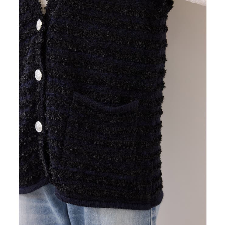 ツイードニットベスト/イージーケア | VIS  | 詳細画像20 