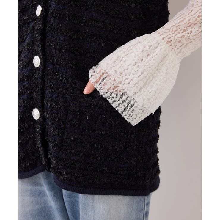 ツイードニットベスト/イージーケア | VIS  | 詳細画像21 