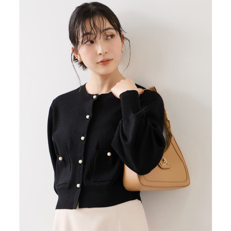 パールボタンカーディガン | VIS  | 詳細画像11 