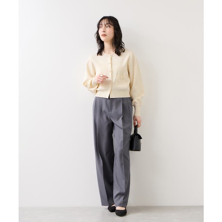 パールボタンカーディガン | VIS  | 詳細画像2 