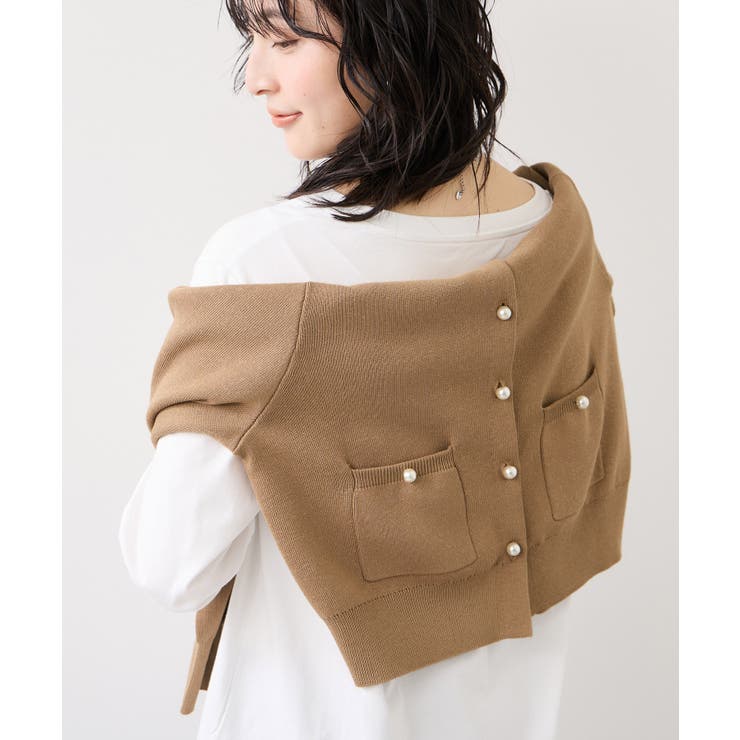 パールボタンカーディガン | VIS  | 詳細画像25 