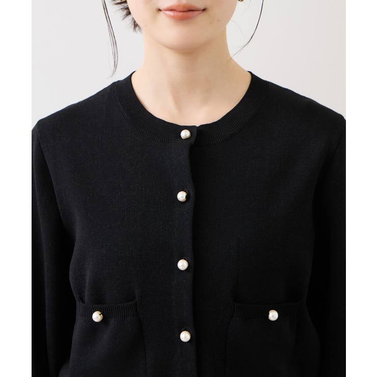 パールボタンカーディガン | VIS  | 詳細画像29 