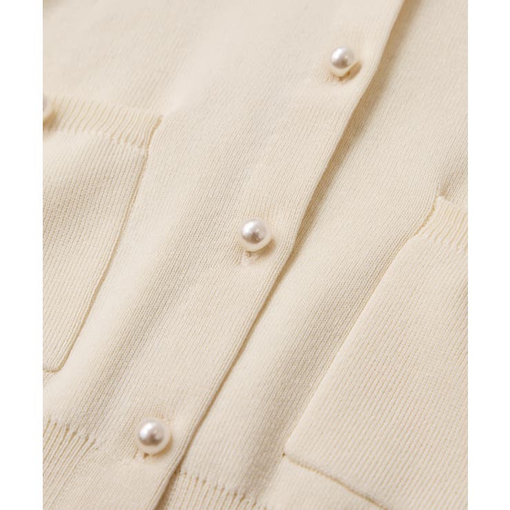 パールボタンカーディガン | VIS  | 詳細画像36 