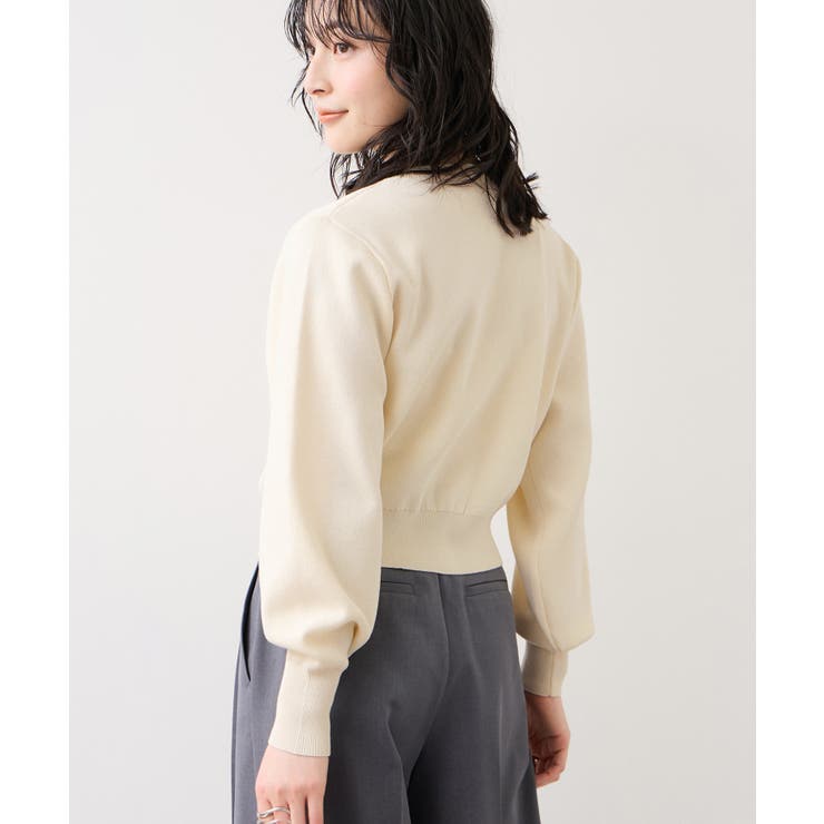 パールボタンカーディガン | VIS  | 詳細画像5 