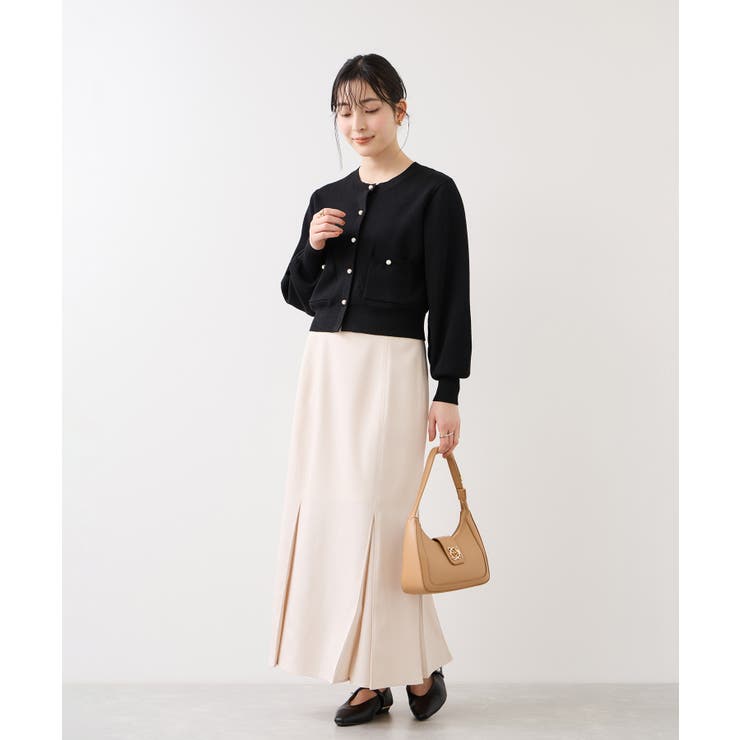 パールボタンカーディガン | VIS  | 詳細画像8 