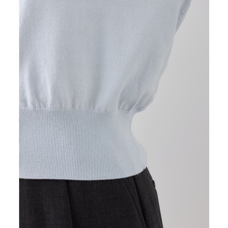 レースカフスドッキングニットカーディガン | VIS  | 詳細画像29 