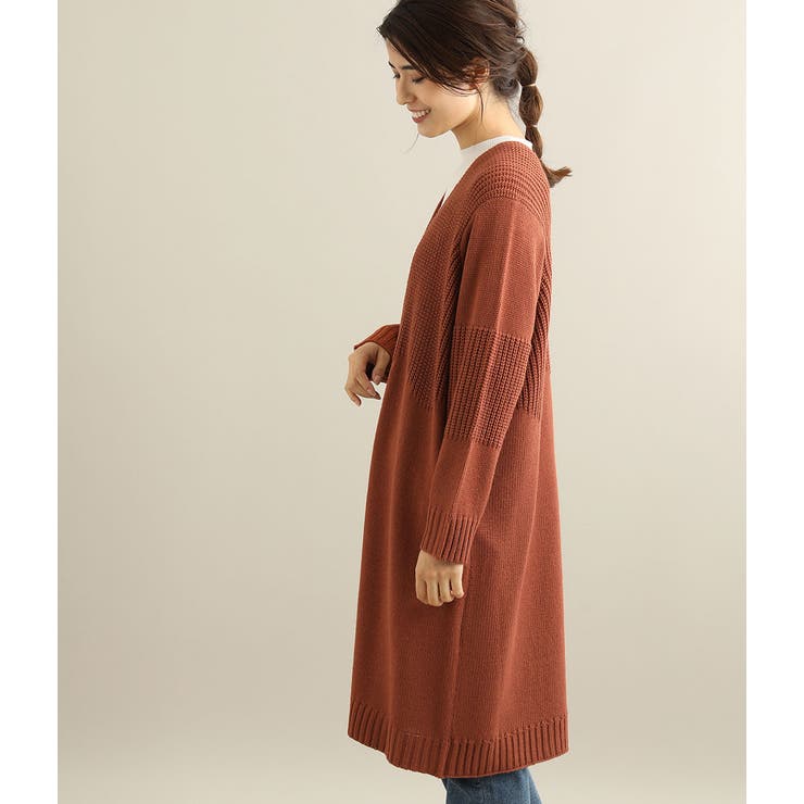 ロング丈柄編みカーディガン 品番 Visw Vis ビス のレディースファッション通販 Shoplist ショップリスト