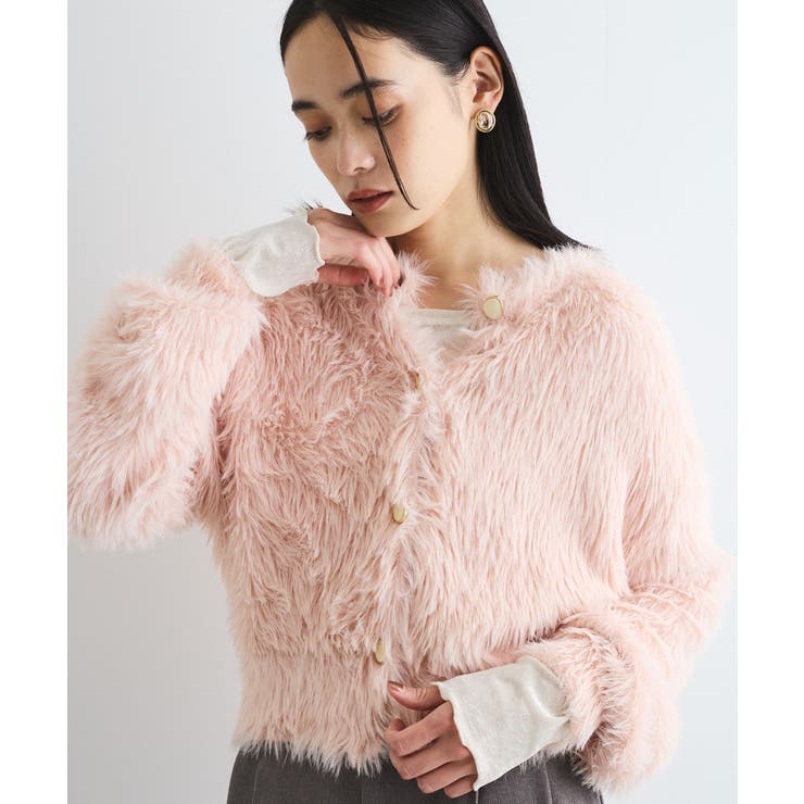 ラビットタッチカーディガン[品番：VISW0046093]｜VIS （ビス ）の