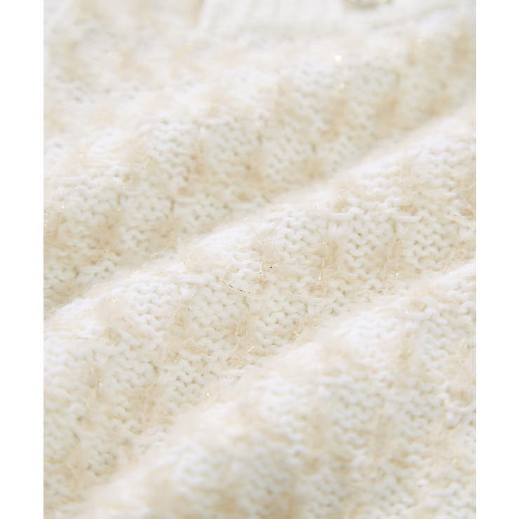 ファンシーツイードメタルボタンカーディガン | VIS  | 詳細画像28 