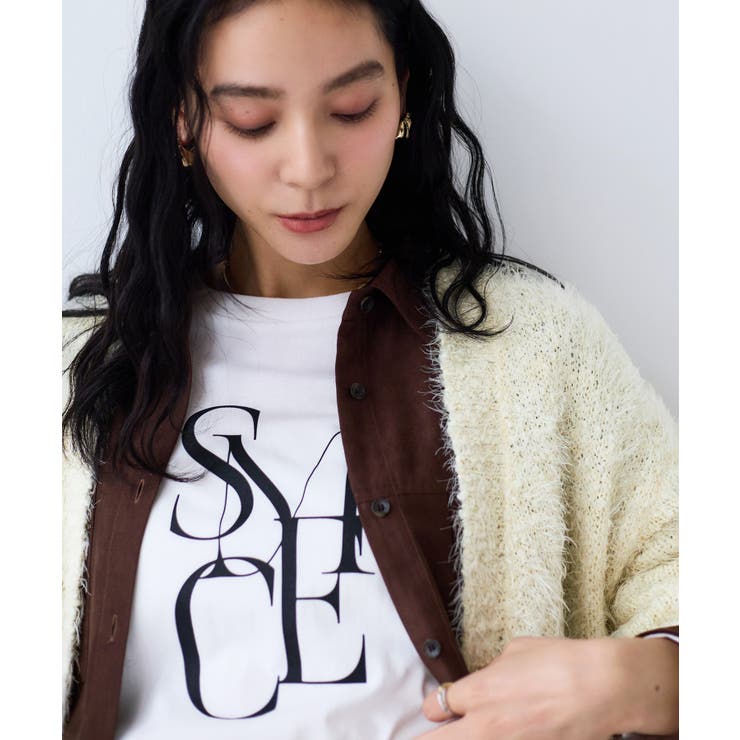 ポップコーンヤーンラメフェザーニットカーディガン/WEB限定FSサイズ | VIS  | 詳細画像20 