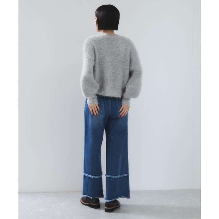 ポップコーンヤーンラメフェザーニットカーディガン/WEB限定FSサイズ | VIS  | 詳細画像27 