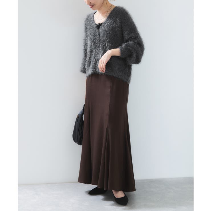 ポップコーンヤーンラメフェザーニットカーディガン/WEB限定FSサイズ | VIS  | 詳細画像31 