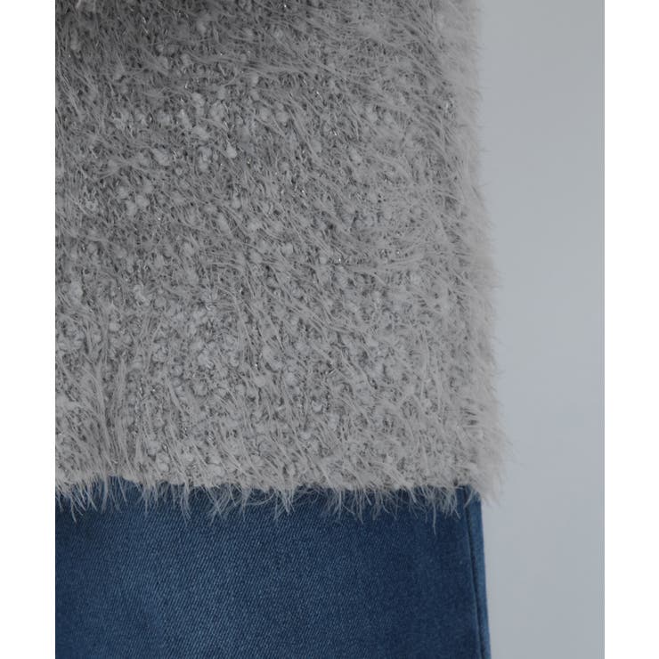 ポップコーンヤーンラメフェザーニットカーディガン/WEB限定FSサイズ | VIS  | 詳細画像38 