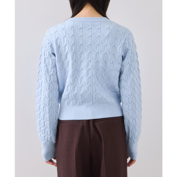 パールケーブルカーディガン | VIS  | 詳細画像33 