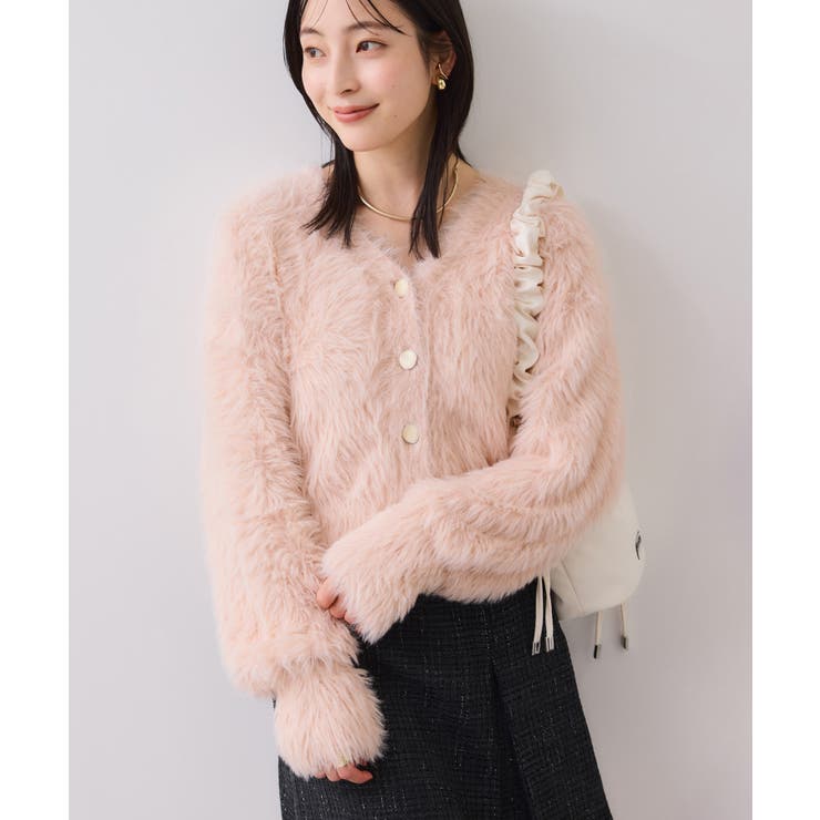 ラビットライクVネックカーディガン/イージーケア・WEB限定カラー | VIS  | 詳細画像18 