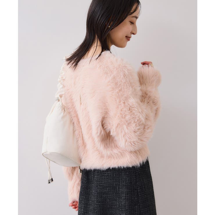 ラビットライクVネックカーディガン/イージーケア・WEB限定カラー | VIS  | 詳細画像19 