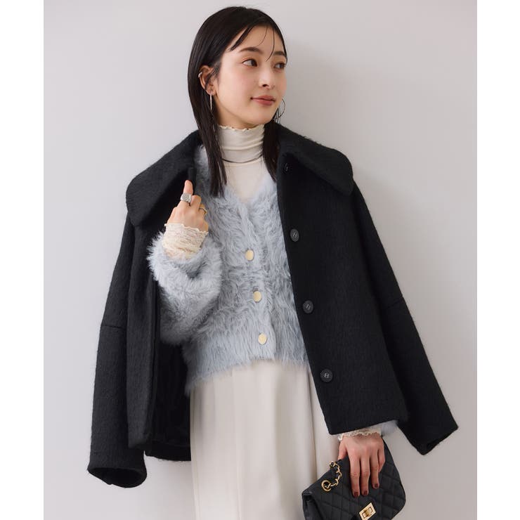 ラビットライクVネックカーディガン/イージーケア・WEB限定カラー | VIS  | 詳細画像25 