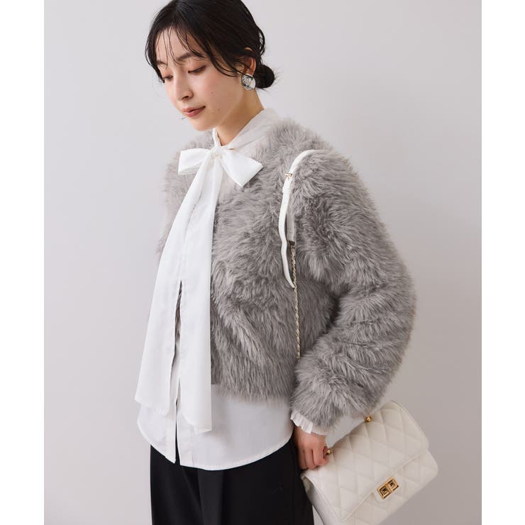 ラビットライクVネックカーディガン/イージーケア・WEB限定カラー | VIS  | 詳細画像29 