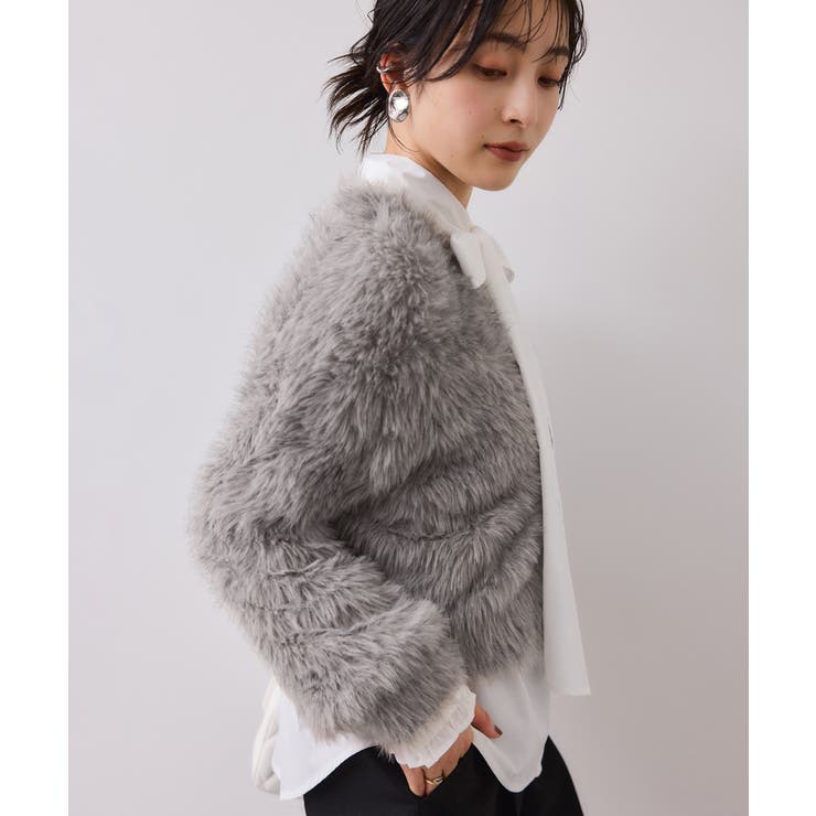 ラビットライクVネックカーディガン/イージーケア・WEB限定カラー | VIS  | 詳細画像31 