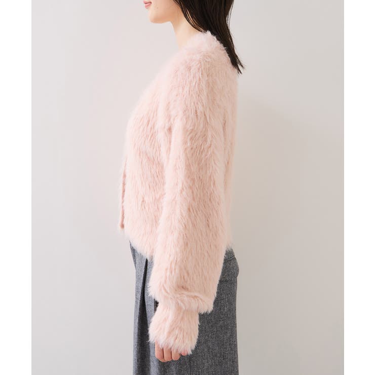 ラビットライクVネックカーディガン/イージーケア・WEB限定カラー | VIS  | 詳細画像38 