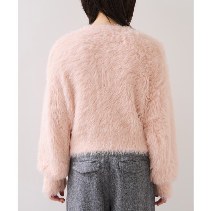 ラビットライクVネックカーディガン/イージーケア・WEB限定カラー | VIS  | 詳細画像39 