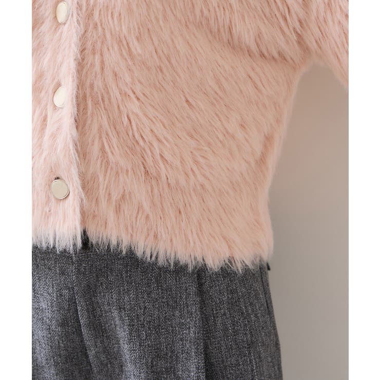 ラビットライクVネックカーディガン/イージーケア・WEB限定カラー | VIS  | 詳細画像42 