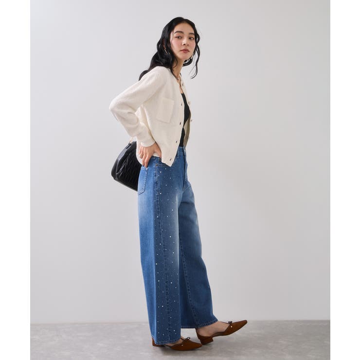 くるみ釦ニットカーディガン | VIS  | 詳細画像17 