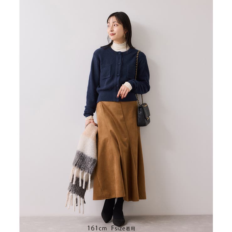 くるみ釦ニットカーディガン | VIS  | 詳細画像19 