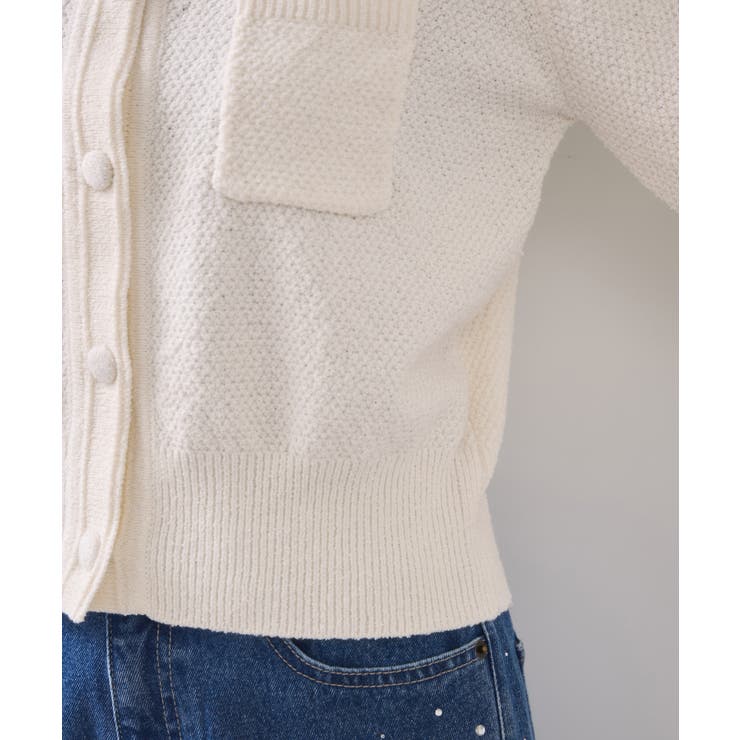 くるみ釦ニットカーディガン | VIS  | 詳細画像29 