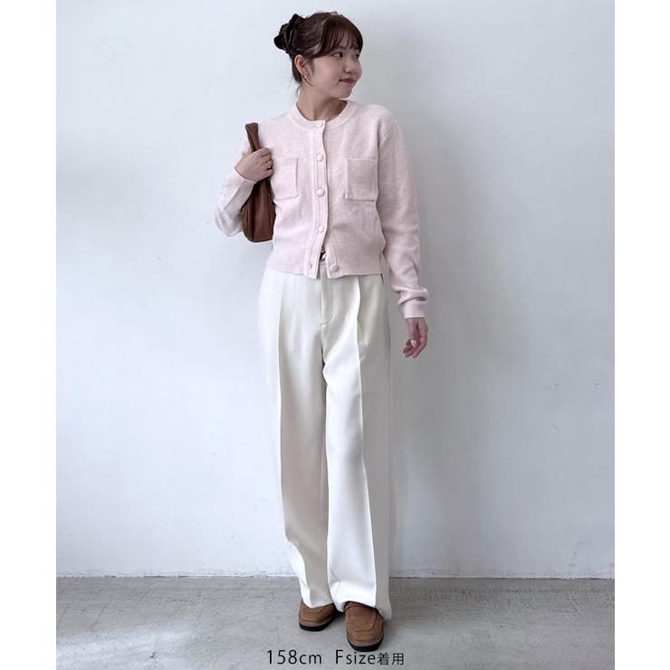 くるみ釦ニットカーディガン | VIS  | 詳細画像37 